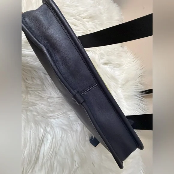 Coach C8140 Heritage Convertible Crossbody Hybrid Colorblock Bag Lime Green - Picture 7 of 8